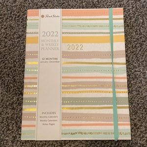 2022 monthly and weekly plan or 12 months from January to December. Brand New